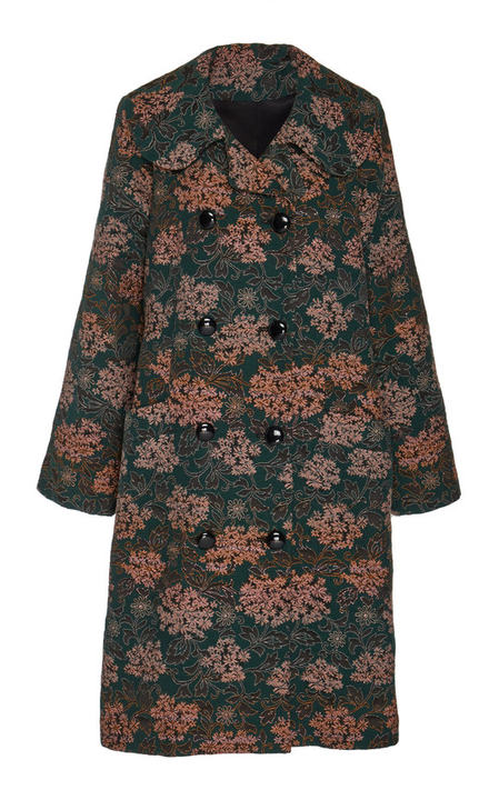 Harvest Bouquet Jacquard Coat展示图