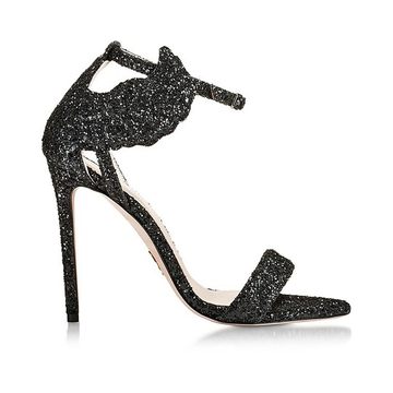 Black Malikah High Heel Sandals