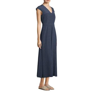 Alarico Silk A-Line Midi Dress