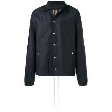 drawstring overshirt jacket