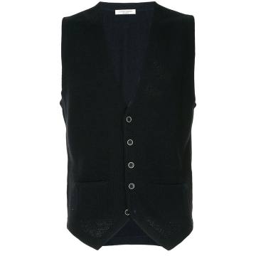 buttoned vest