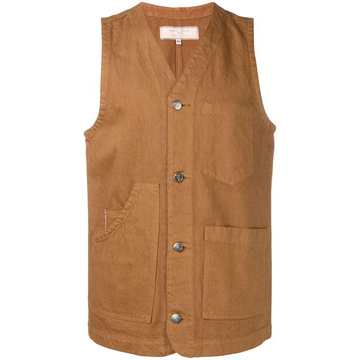 multi-pocket waistcoat