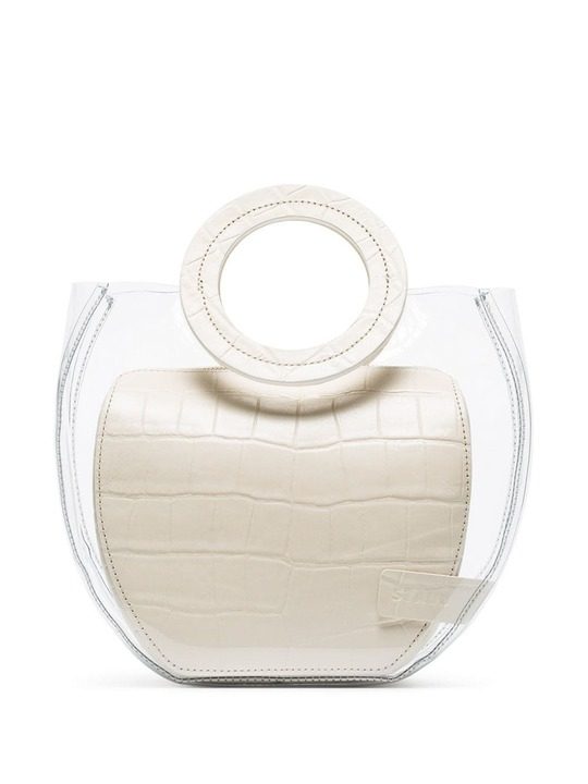 frida PVC白色真皮手提包展示图