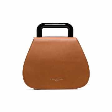 brown Blast leather tote bag