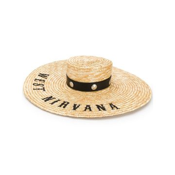 West Nirvana刺绣帽子