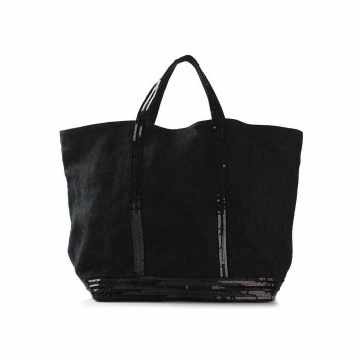 sequinned tote