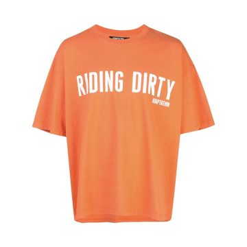 Riding Dirty印花T恤