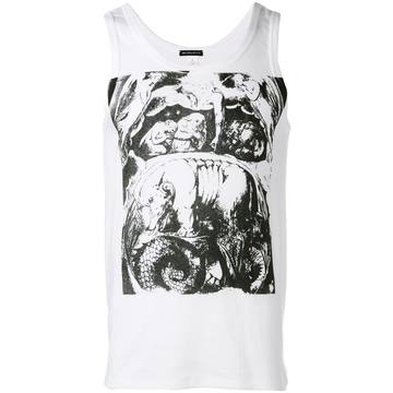 abstract print tank top