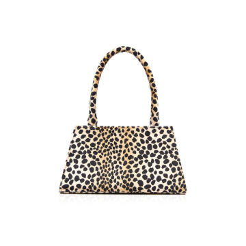 Dora Leopard Print Velvet Bag