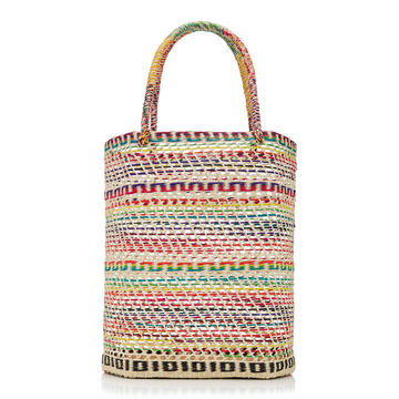 Woven Straw Tote