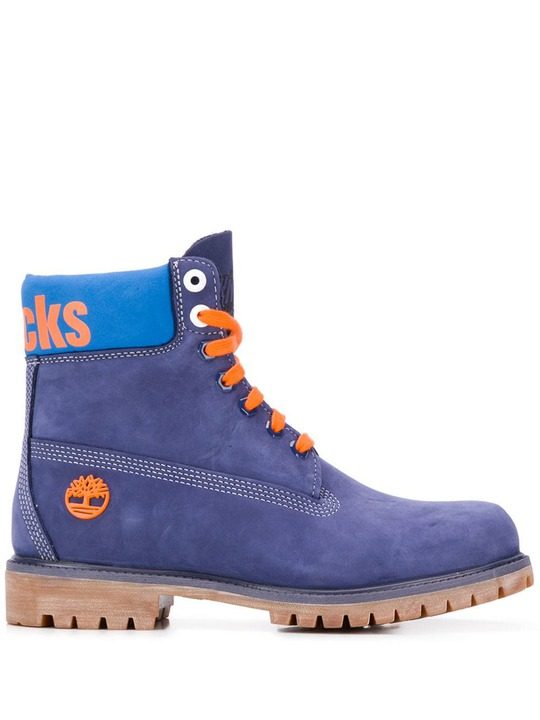 Timberland X NBA New York Knicks印花短靴展示图