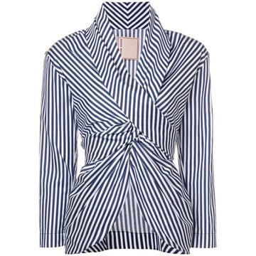 striped blouse