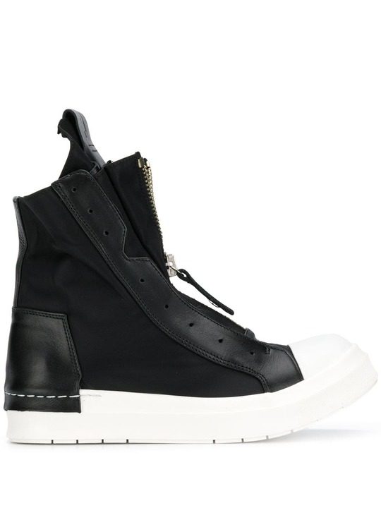 zipped hi-top sneakers展示图