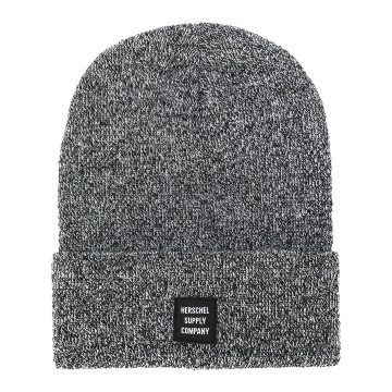 mesh knit rolled beanie