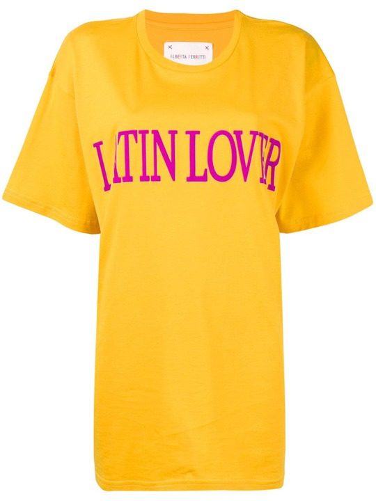 'latin lover' printed T-shirt展示图