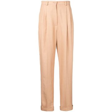 tapered high-rise trousers