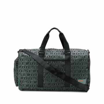 logo print holdall bag