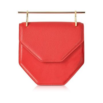 Amor Fati Hibiscus Leather Shoulder Bag