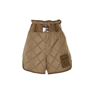 Aspen High-Waisted Belted Shell Shorts