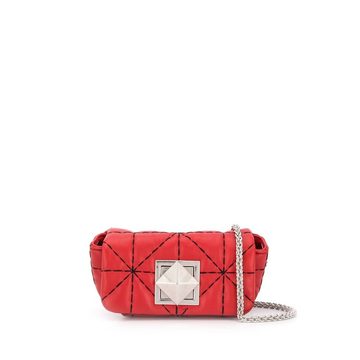 quilted-effect shoulder bag