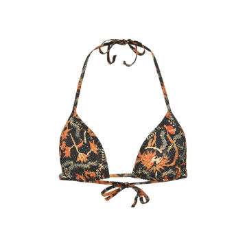 Shayla Floral-Print Bikini Top