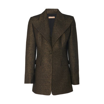 Tailored Wool-Blend Blazer