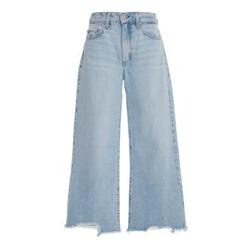 Skylar High-Rise Cropped Wide-Leg Crop Jeans