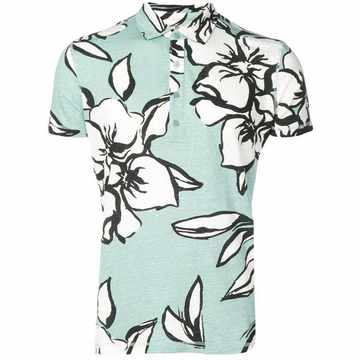 floral polo shirt