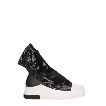 Cinzia Araia Sequins Slip On Run Mid Sneakers