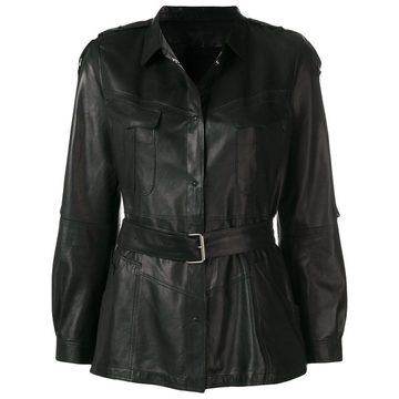 belted jacket