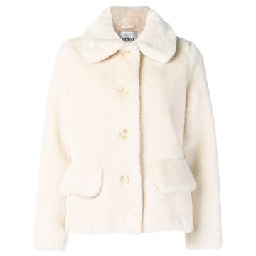 short teddy coat