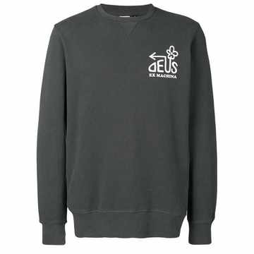 logo print sweatshirt