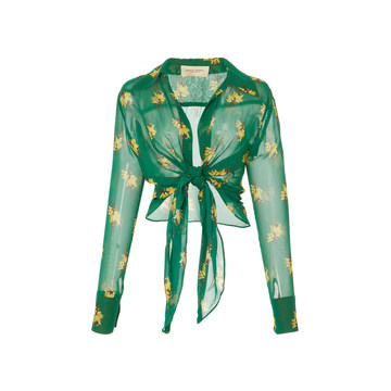 Josephine Baker Silk Tie Shirt