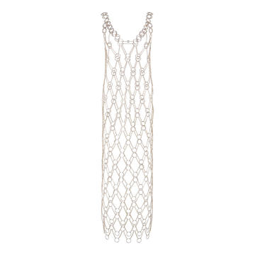 Chain-Link Circular Maxi Dress