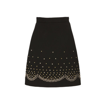 Ombre Studded Skirt