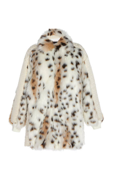 Oversized Faux Fur Coat展示图