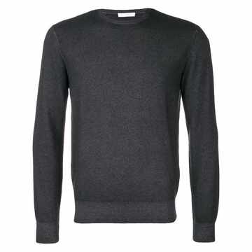 long-sleeve fitted sweater