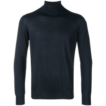 roll-neck fitted sweater