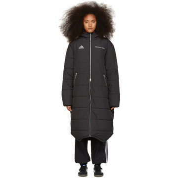 Black adidas Originals Edition Long Puffer Jacket