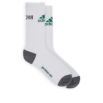 Logo Cotton-Blend Mid-Calf Socks