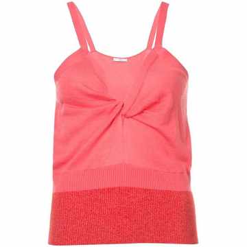 V-neck fitted tank top