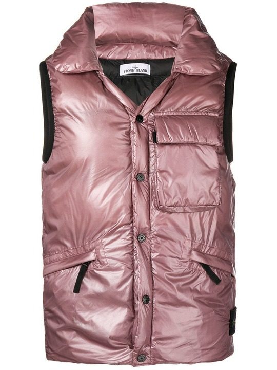 sleeveless padded jacket展示图