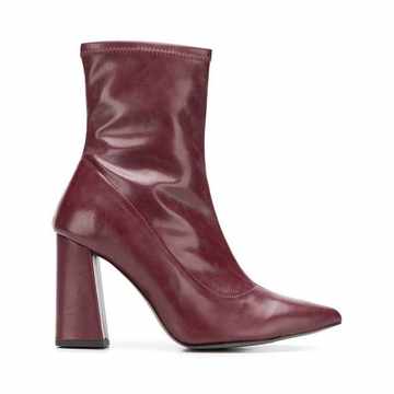 Peg ankle boots