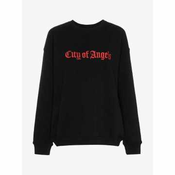 City of Angels embroidered cotton sweatshirt