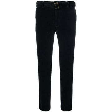 cord straight-leg trousers