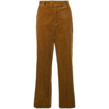 wide-leg corduroy trousers