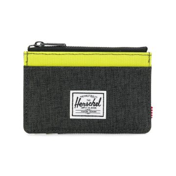 two-tone zipped wallet