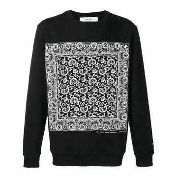 printed crewneck sweatshirt