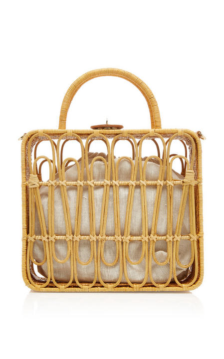 Safia Rattan Handbag展示图