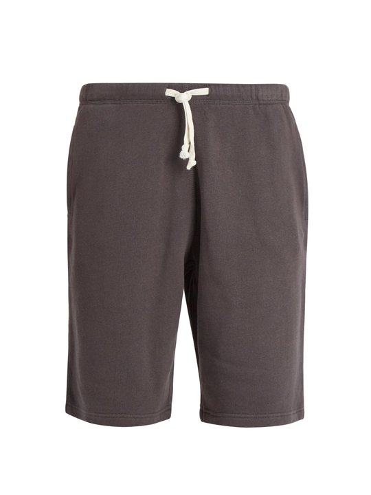 Wide-leg cotton shorts展示图